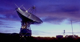 Radio telescope of the Goldstone Observatory