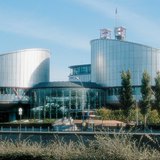 Constructie van het Europees Hof voor de Mensenrechten (Straatsburg, Frankrijk)