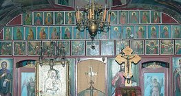Icônes orthodoxes murales, iconostase