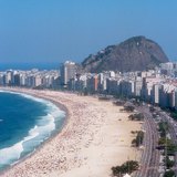 Copacabana, der berühmte Strand von Rio de Janeiro