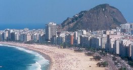 Copacabana, der berühmte Strand von Rio de Janeiro