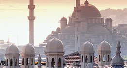 Vue d'Istanbul avec une mosquée