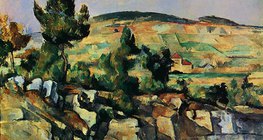 Cézanne: Häuser bei Bellevue (1890-1894)