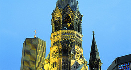 Turm der Kaiser-Wilhelm-Gedächtniskirche in Berlin