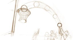 Die Energie des Gravitationsfeldes steigt, während sich der Ball aufwärts bewegt und sinkt, während er fällt