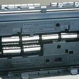 Batteries of a portable radio casette player