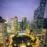 Vue de Nuit sur Hong-Kong