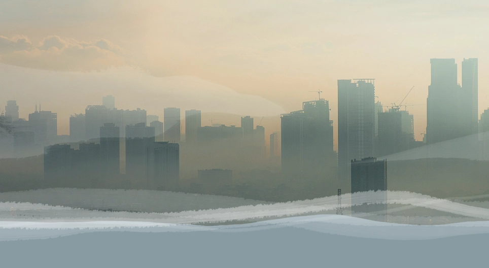 In rook gehulde steden