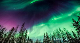 Lasst uns die Polarlichter beobachten!