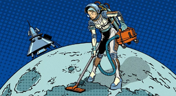 Peut-on passer l'aspirateur sur la Lune ?