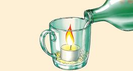 Putting a candle out