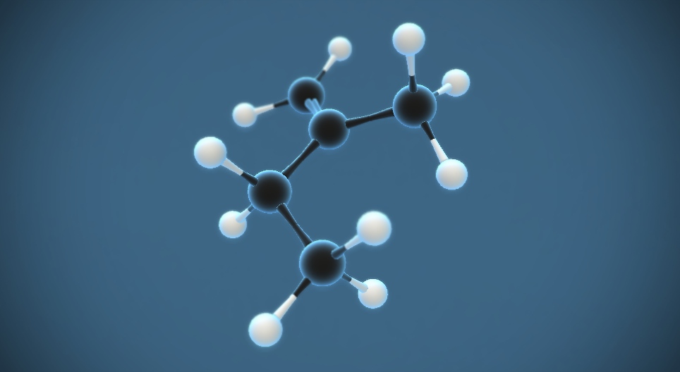 2-methyl-1-buteen (C₅H₁₀)