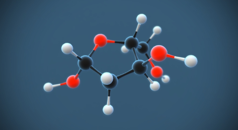 Desoxyribose (C₅H₁₀O₄)