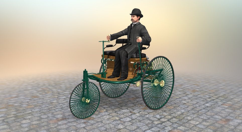Patent-Motorwagen Nr. 1 (Carl Benz, 1886)