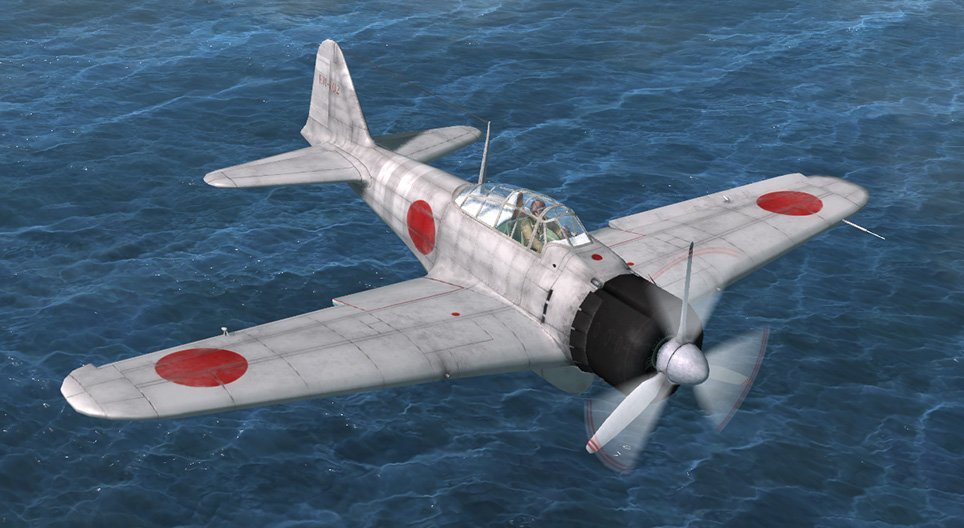 De Mitsubishi A6M Zero (Japan, 1940)