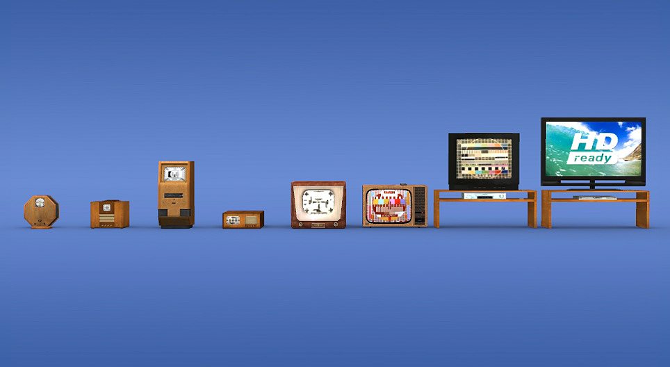 De ontwikkeling van de televisie door de jaren heen