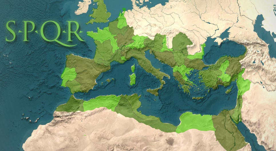 Provincies en nederzettingen van het oude Rome