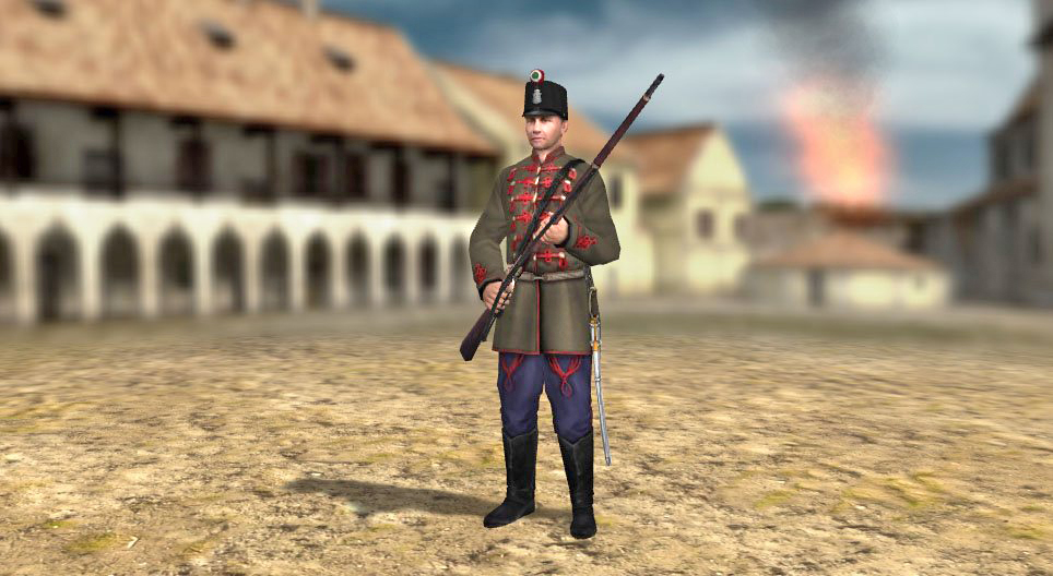 De soldaten uit de Hongaarse onafhankelijkheidssoorlog (1848–49)