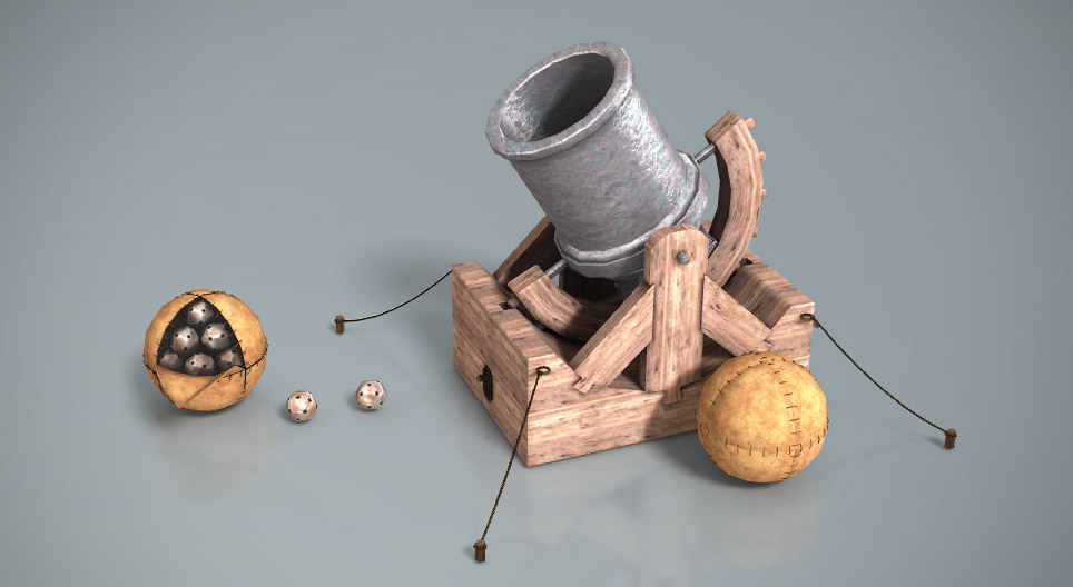 Artillerie wapens, uitvindingen van Leonardo da Vinci