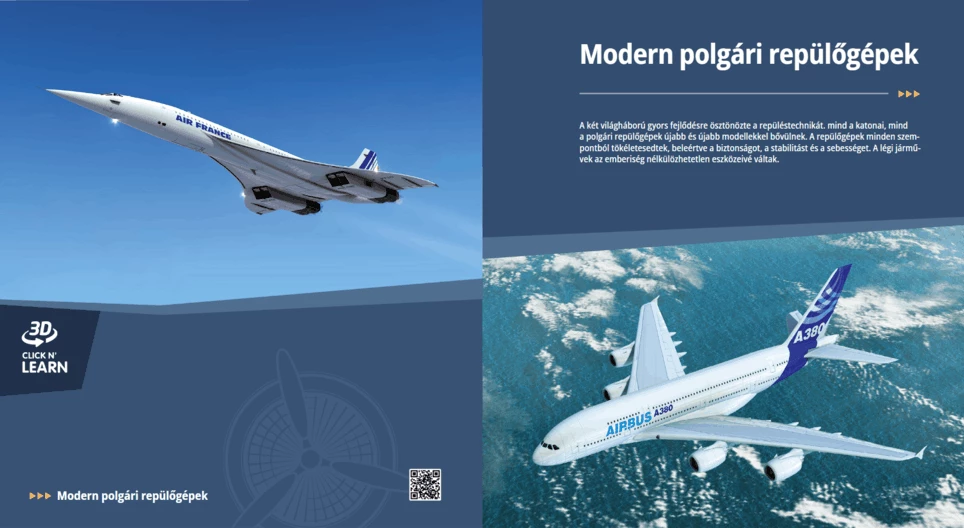 Los aviones de pasajeros modernos