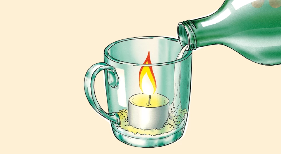 Putting a candle out